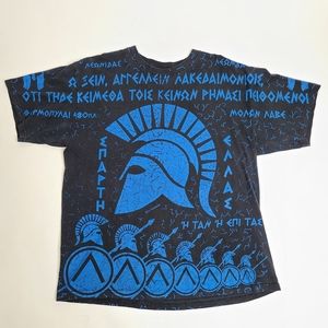 Spartan Greek God Warrior All over print Shirt L